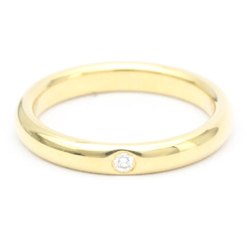 TIFFANY Stacking Band Ring Elsa Peretti Yellow Gold [18K] Fashion Diamond Band Ring Carat/0.02 Gold