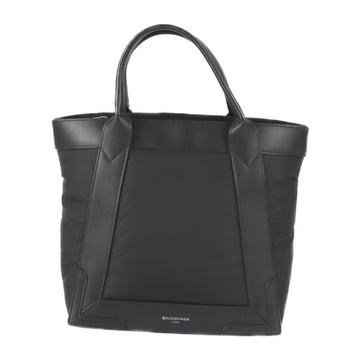 Balenciaga Kabas S tote bag 363425 nylon leather black silver metal fittings