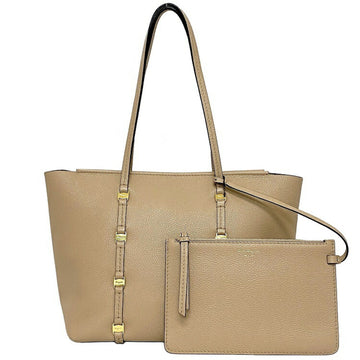 Salvatore Ferragamo Ferragamo Tote Bag Beige Gold Vala AB-21H605 Leather Salvatore Ladies Handbag Included