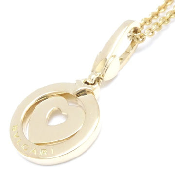 BVLGARIBulgari  Tondo Heart Charm Necklace K18YG Yellow Gold 199100