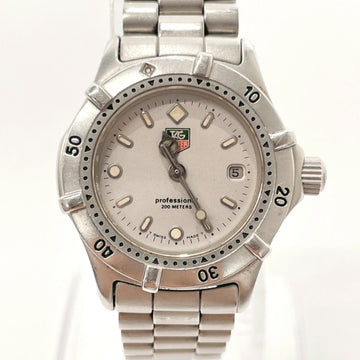 TAG HEUER Professional Watch Stainless Steel  WE1411-R Ladies Silver
