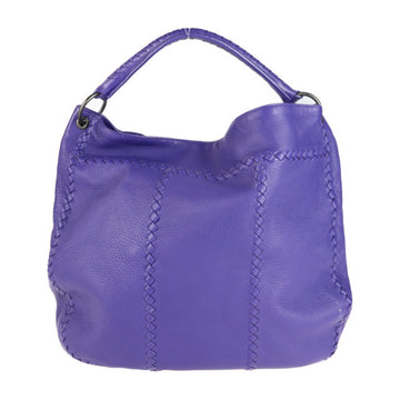 Bottega Veneta intrecciato shoulder bag 232163 leather blue purple system