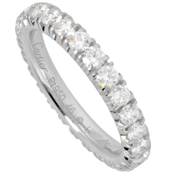 CARTIER Etincel de Full Eternity Ring Diamond #46 B4087100 Pt950 Women's