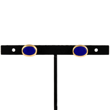 TIFFANY&Co lapis lazuli stud earrings K14YG