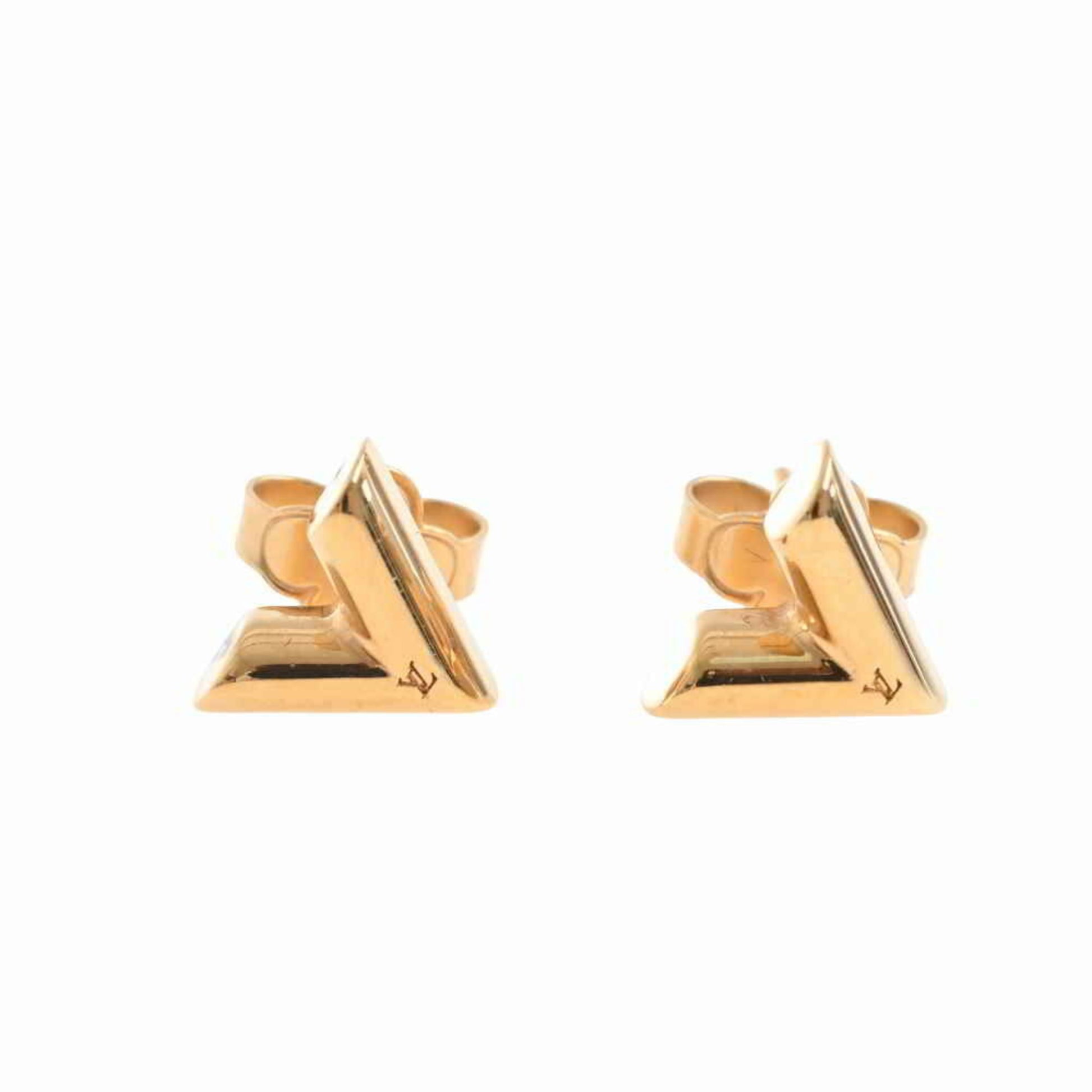 Louis Vuitton Essential V Hoops Gold Metal