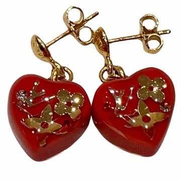 LOUIS VUITTON Boucle d'Ereille Cool Unclusion M66082 Heart Brand Accessories Earrings Women's