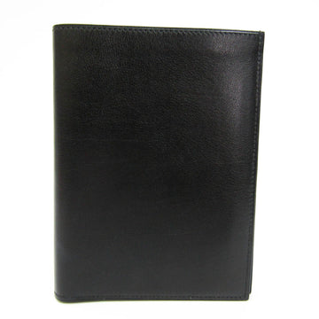 HERMES Unisex Leather Bill Wallet [bi-fold] Black
