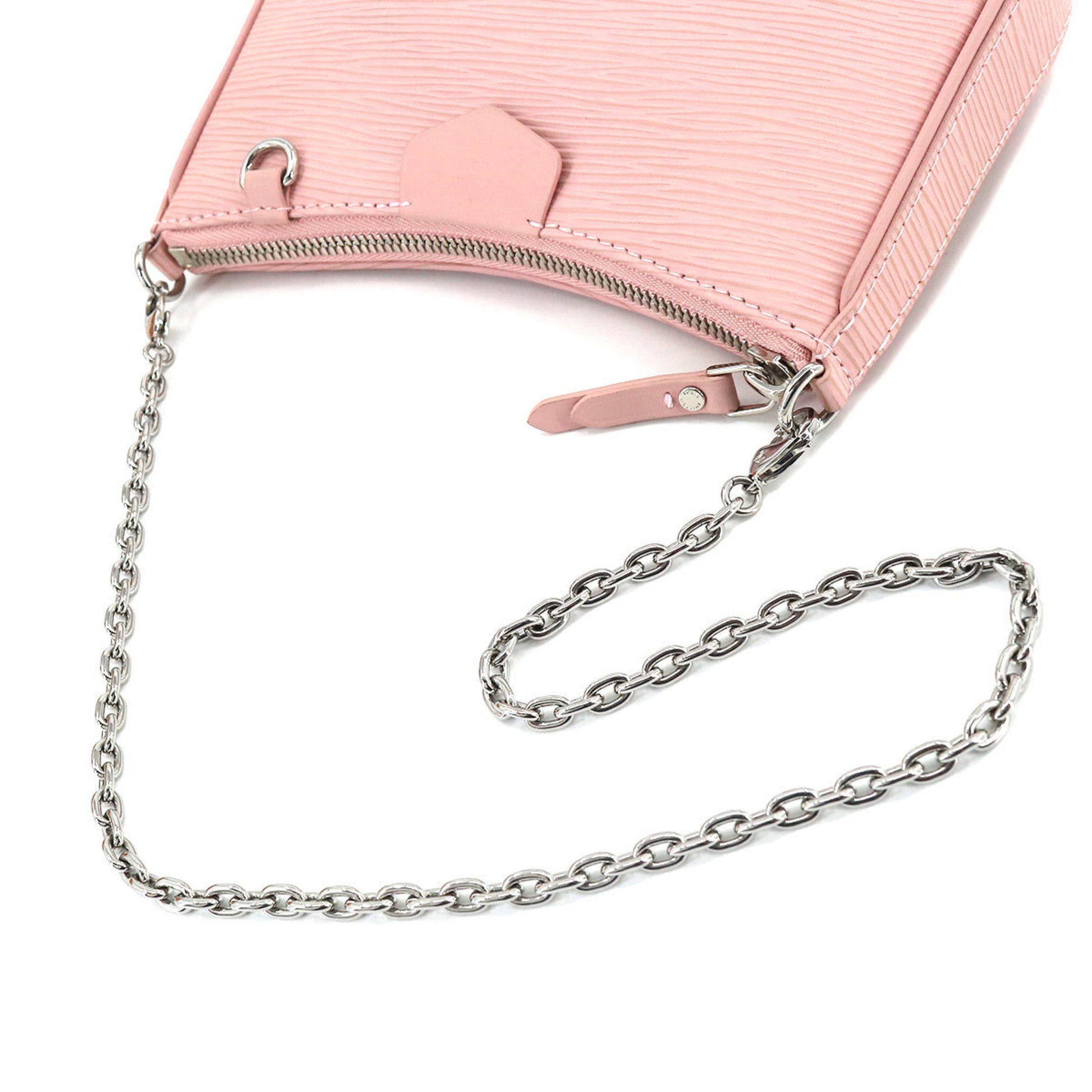 LV LV Unisex Easy Pouch On Strap Epi Embossed Supple Grained Cowhide  Leather Pink in 2023