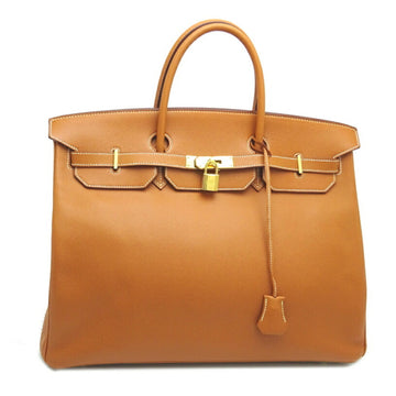 Hermes Birkin 40 Women's Handbag Vaux Epson Gold
