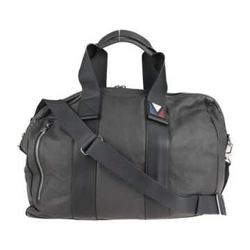 LOUIS VUITTON Start MM Boston Bag M51124 V Line Leather Asphalt Gray 2WAY Shoulder