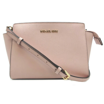 MICHAEL KORS Women's Shoulder Bag Leather Pink