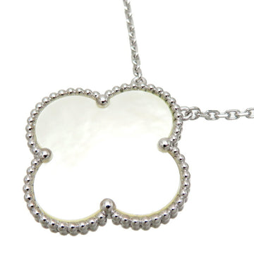VAN CLEEF & ARPELS 750WG Magic Alhambra Women's Necklace VCARN32200 750 White Gold