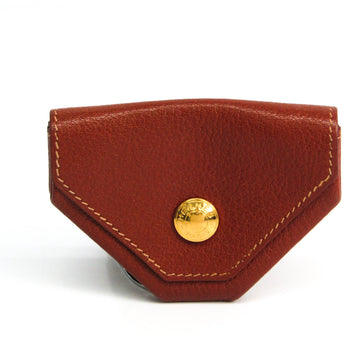 Hermes LE 24 Unisex Leather Coin Purse/coin Case Brown