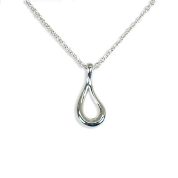 TIFFANY 925 open teardrop pendant necklace