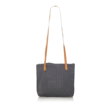 Hermes Amedaba Cover de Poche Tote Bag Navy Canvas Leather Women's HERMES