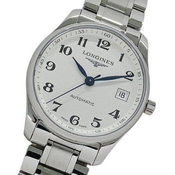 LONGINES Master Collection L2.518.4 Watch Men's Date Automatic Winding AT Stainless Steel SS Silver Polished