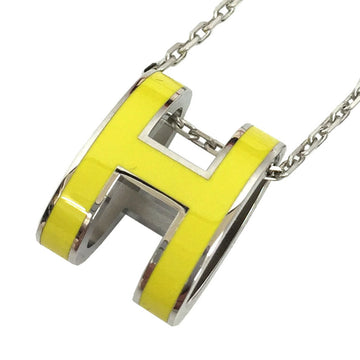 Hermes H type chain necklace pop ash Jones Mimosa with brass storage box men's women's aq5443