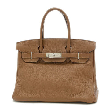 Hermes Birkin 30 Togo Leather Handbag Alezan