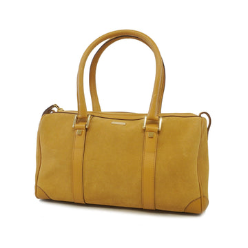 Gucci Handbag 000 0851 Women's Suede Handbag Yellow