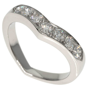 TIFFANY Solesto V Diamond Ring Platinum PT950 Women's &Co.