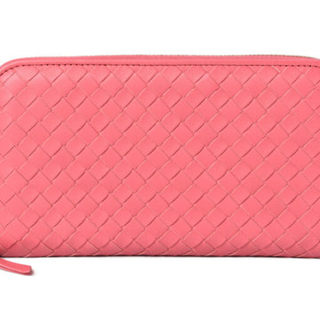 BOTTEGA VENETA wallet  long round fastener type 114076 V0013 6604 pink series