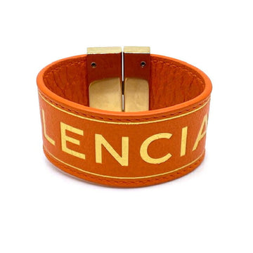 Balenciaga 466597 bracelet leather orange