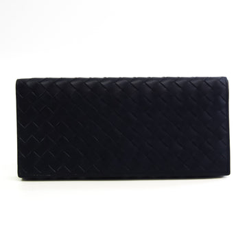 Bottega Veneta Unisex Leather Bifold Wallet Purple