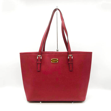 MICHAEL KORS Tote Bag Shoulder Leather Red Ladies Men's Fashion