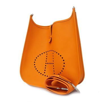 Hermes Evelyne Evelyn 1 K Stamp Vo Epson Women's Leather Shoulder Bag Ora