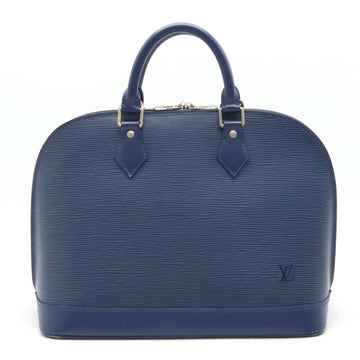 LOUIS VUITTON Epi Alma Handbag Myrtille Blue M5214G