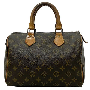 Handbag Speedy 25 Brown Monogram M41528 Boston Bag Nume MI8907 LOUIS VUITTON Ladies