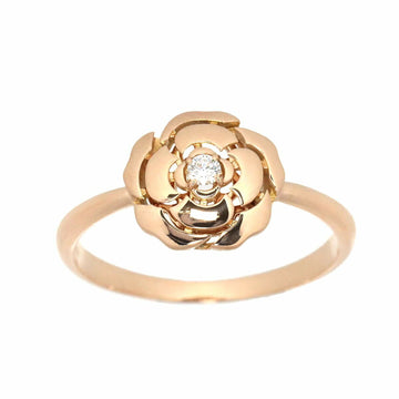Chanel camellia #56 ring diamond K18 PG pink gold 750 Camelia Ring