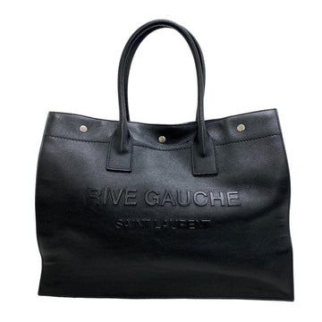 SAINT LAURENT 686266 Rive Gauche Tote Bag Handbag Black Men's Z0004878