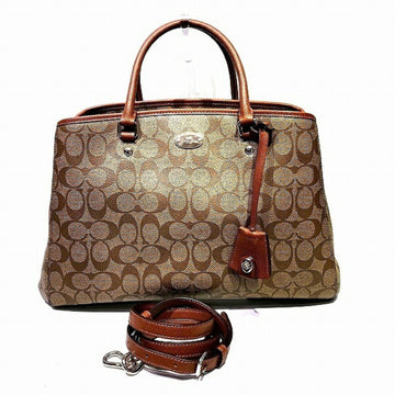 COACH Signature F36337 2way bag handbag shoulder ladies
