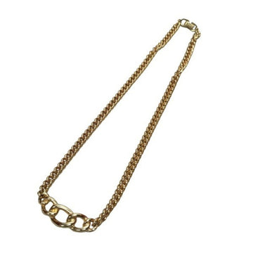 CHRISTIAN DIOR Gold GP Design Chain Necklace Women's IT2TOP3XJFVD RM3074D
