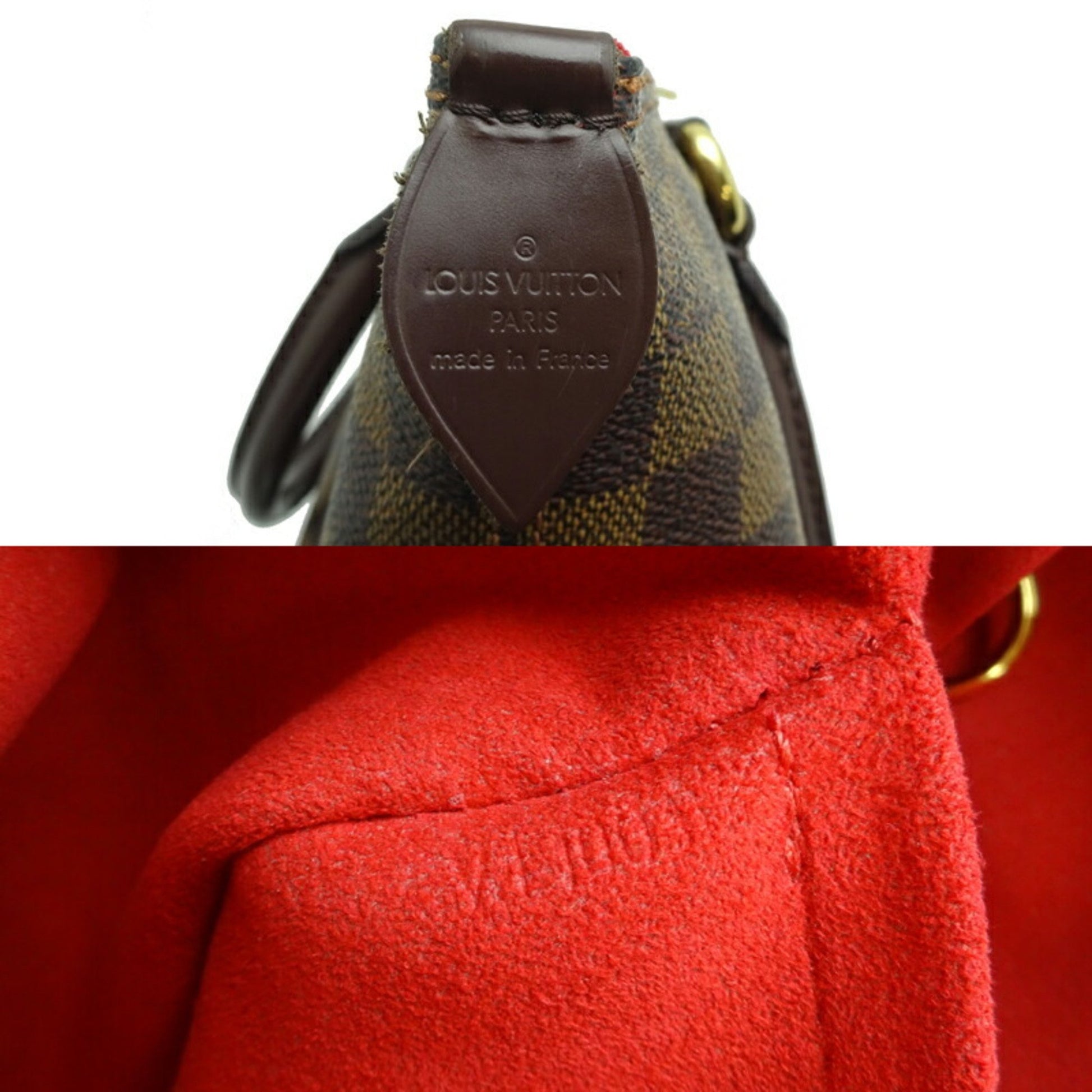 Louis Vuitton Saleya PM Women's Tote Bag N51183 Damier Ebene (Brown)