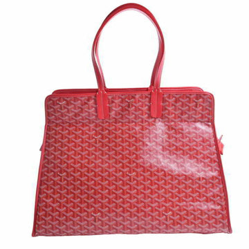 Goyard Ardy GM Pet Carry Bag Tote Red PVC