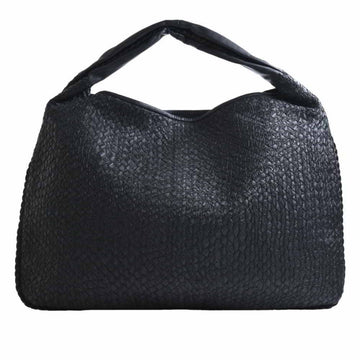 Bottega Veneta leather one shoulder bag black