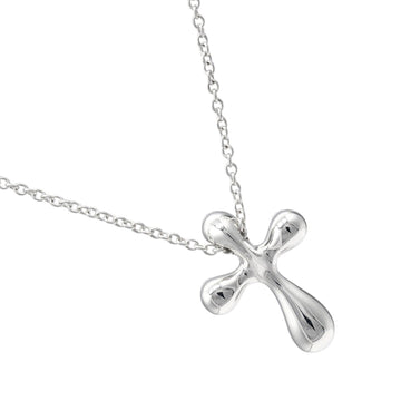 TIFFANY&Co. Small cross necklace 925 silver approx. 2.58g ladies