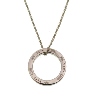 TIFFANY 1837 Circle Silver 925 Necklace 0204 &Co. Women's