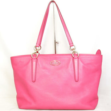 COACH 33961 shoulder bag leather pink
