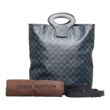 LOUIS VUITTON Damier Cobalt Tote NS Handbag Shoulder Bag N51100 Navy PVC Leather Women's