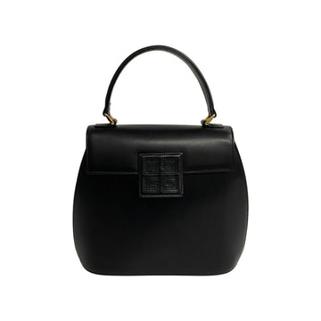 GIVENCHY 4G Logo Stitch Calf Leather Genuine Handbag Mini Tote Bag Black 82490