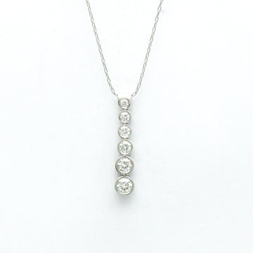 TIFFANY Jazz Drop Necklace Platinum Diamond Women,Men Fashion Pendant Necklace [Silver]