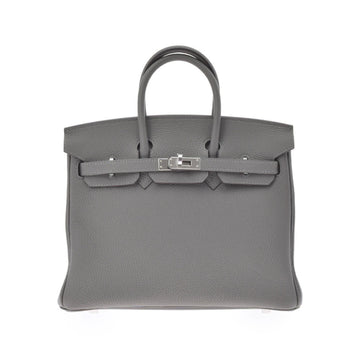 Hermes Birkin 25 Grimeier Palladium Metal Fittings U Engraved (around 2022) Ladies Togo Handbag