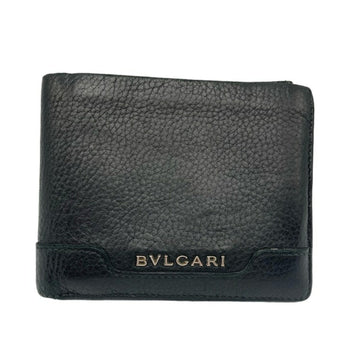 BVLGARI Urban Bifold Wallet Calf Black 33401
