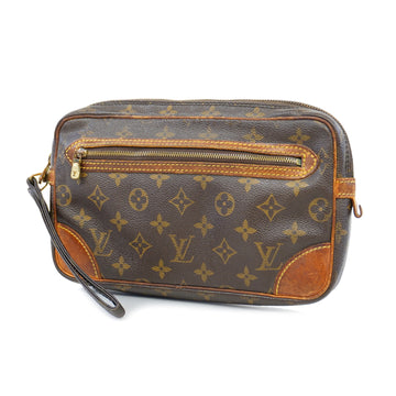 LOUIS VUITTONAuth  Monogram Marley Dragonne GM M51825 Women's Clutch Bag