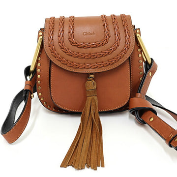 CHLOeChloe  Hudson Shoulder Bag Leather 3S1219-H68 Brown Gold Hardware