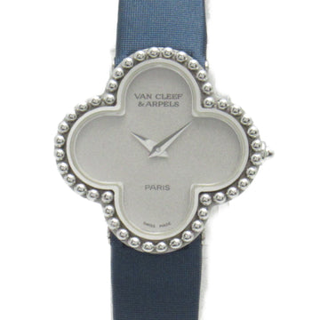 VAN CLEEF & ARPELS Alhambra Wrist Watch watch Wrist Watch 322974 Quartz Silver K18WG[WhiteGold] 322974