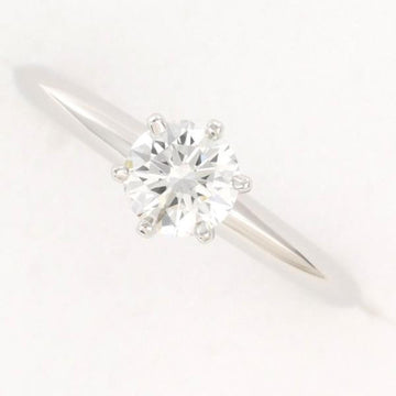 TIFFANY solitaire PT950 ring size 7.5 diamond 0.47 VS1 appraisal gross weight about 4.0g jewelry